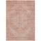 Homeroots 10' X 14' Coral And Pink Oriental Washable Indoor Outdoor Area Rug 603808 - alternate 4