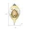 Homeroots Beehive Home Sweet Home Hand Painted Mouth Blown Glass Ornament 477519 - alternate 3