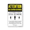 Signmission Public Safety, Gas Station Customers Practice Social Distancing, 14in X 10in, OS-NS-A-1014-25358 OS-NS-A-1014-25358 - alternate 1