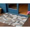 Homeroots 3' X 5' Brown Geometric Washable Indoor Outdoor Area Rug 608040 - alternate 1