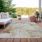 Homeroots 10' X 14' Linen Gray And Ivory Abstract Washable Indoor Outdoor Area Rug 616879 - alternate 7