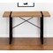 Homeroots 49" Brown and Black Wood and Metal Sled Computer Desk 489865 - alternate 6