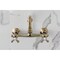 Kingston Brass Double-Handle Wall Mount Bathroom Faucet, Antique Brass KS3243AX - alternate 4