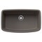 Blanco Valea Super Single Bowl, Volcano Gray 443128 - alternate 1