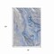 Homeroots 8' X 10' Denim Blue And Ivory Abstract Washable Indoor Outdoor Area Rug 617599 - alternate 5