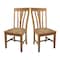 International Concepts Weston Dining Chairs, Hickory, 2PK CI140-84P - alternate 1