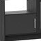 Homeroots 70in Black Wood Fireplace Entertainment Center With Fireplace 723788 - alternate 3