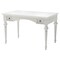 Homeroots 47" White Computer Desk With Two Drawers 397670 - alternate 3