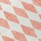 Homeroots 8' Salmon And Ivory Round Geometric Washable Indoor Outdoor Area Rug 577105 - alternate 4