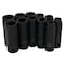 Performance Tool 11 pc. 1/2 in. Dr. Impact Socket Set, Metric, Chrome Vanadium, Laser Etched M591DB - alternate 1