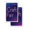 Signmission Craft Fair, Vinyl Decals Only 24 Inch x 36 Inch, Vinyl Decal, 2PK DSB-2436-2PACK-30366 - alternate 1