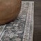 Jonathan Y Alacati Ogee Medallion Non-Slip Machine-Washable Dark Gray/Light Gray 4 ft. x 6 ft. Area Rug WSH103E-4 - alternate 5
