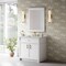 James Martin Vanities Bellshire 36" Single Vanity, Bright White w/ 3 CM Lime Delight Silestone Top 660-V36-BW-3LDL - alternate 7