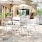 Flash Furniture Bridgeport Indoor-Outdoor Stacking Patio Chair w/Slatted Backrest, All-Weather Resin Chair, White DHF-317-APP-WH-GG - alternate 7