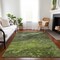 Homeroots 8' X 10' Olive Green And Lime Green Abstract Washable Indoor Outdoor Area Rug 577832 - alternate 3