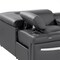 Homeroots Dark Gray Italian Leather Power Reclining U Shaped Eight Piece Corner Sectional With Console 634674 - alternate 4