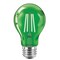 Signify Green A19 Medium 4W Indoor/Outdoor LED Decorative Party Light Bulb 568873 - alternate 2