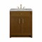 James Martin Vanities Bellshire 30" Single Vanity, Honey Oak w/ 3 CM Victorian Silver Silestone Top 660-V30-HNO-3VSL - alternate 1