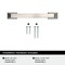 Amerock Incisive 3-3/4 inch (96mm) Center-to-Center Satin Nickel Cabinet Pull, 10PK 10VMP37121G10 - alternate 2