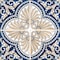 Homeroots 6" X 6" Blue Taupe Tobi Peel And Stick Tiles 400147 - alternate 4