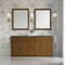 James Martin Vanities Bellshire 72" Double Vanity, Honey Oak w/ 3 CM Parisien Bleu Silestone Top 660-V72-HNO-3PBL - alternate 6
