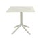 Niche Terrace Plastic Indoor/Outdoor 31.5 in Square Table, White Down & 4 Terrace Plastic Stacking Chairs TOB3131WH41WH - alternate 4