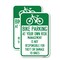 Signmission Bike Parking at Your Own Risk Management Is Not Respons, 12'' X 18'', Heavy Gauge Aluminum, 2PK A-1218-2PACK-24308 - alternate 1