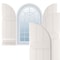 Ekena Millwork True Fit PVC, Three Board Arch Top Joined Board-n-Batten Shutters, Unfinished, 16 1/8W x 85H, PR TFP101BA16X085UN - alternate 1