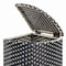 Happimess Chloe 15.56-Gallon All-Weather Wicker/Metal Corner Hideaway Outdoor Trash Can, Dark Navy/White HPM1200E - alternate 5