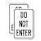 Signmission Parking Lot Sign Do Not Enter, 18'' X 24'' 2 Signs, Heavy Gauge Aluminum, 2PK A-1824-2PACK-23429 - alternate 1