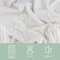Lavish Home Cable Knit Throw Blanket 60x80 Soft & Cozy Blanket Throws with Cable Knit Pattern & Warm Sherpa 66-THROW80-I - alternate 3