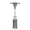 Homeroots 48000 BTU Silver Steel Propane Cylindrical Pole Standing Patio Heater 480565 - alternate 5