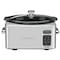 Cuisinart/Waring Cuisinart Slow Cooker, 6.5 qt Capacity, 320 W, Touchpad Control, Ceramic/Stainless Steel PSC-650 - alternate 1
