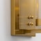 Vidalite Aurelia Brass 1-Light Wall Sconce, Single Light Wall Lamp with Clear Glass Shades in Art-Deco Style CE1009385 - alternate 4