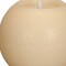 Homeroots Set of Two Beige Round Flameless Designer Candle, 2PK 517662 - alternate 2