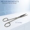 A2Z Scilab Lab Scissors 6.5 inches Sharp/Sharp Straight Blades, Stainless Steel A2Z-ZR-107S - alternate 5