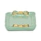Homeroots 8in Aqua And Gold Cast Iron Ribbons Vanity Tray 634800 - alternate 6