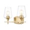 Z-Lite Joliet Burnished Brass 2 Light Vanity 473-2V-BBR - alternate 1