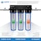 Ispring 4.5" x 20" Whole House Water Filter Replacement Set - Two Sediment and Four Carbon Block Cartridges F6WGB32B - alternate 4