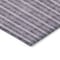 Homeroots 10' X 14' Purple And Ivory Striped Washable Indoor Outdoor Area Rug 595894 - alternate 6