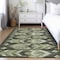 Homeroots 10' X 14' Olive Green And Artichoke Green Southwestern Washable Indoor Outdoor Area Rug 587823 - alternate 4