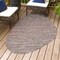 Jonathan Y Callan Modern Rustic Abstract Beige/Red 6 ft. x 9 ft. Indoor/Outdoor Shaped Area Rug SHP202C-6 - alternate 5