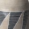 Homeroots 15" Brown And Gray Geometric Cylinder Ceramic Table Vase 380397 - alternate 4