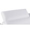 Homeroots 80" White Top Grain Leather Reclining Metal USB Sofa 720382 - alternate 5