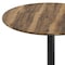 Flash Furniture Commercial 36" RD Natural HPL Tabletop with Black Bar Height RD Base ST-RD36-NAT-TR24B-GG - alternate 3