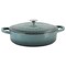 Crock-Pot Artisan Enameled 5 Quart Cast Iron Round Braiser Pan with Self Basting Lid in Slate Grey 112001.02 - alternate 3