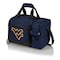 Picnic Time Family Of Brands NCAA West Virginia Mountaineers Malibu Cooler Picnic BasketNavy Blue with Black Accents 508-23-915-834-0 - alternate 1