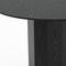 Homeroots 52" Black Solid Wood Pedestal Base Round Top Dining Table 721052 - alternate 2