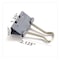 Officemate EZ Binder Clips, Medium, Gray, 48PK 99550 - alternate 3