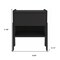 Homeroots 22" Black Wood One Drawer Nightstand 477907 - alternate 2